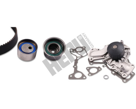 Pompe à eau + kit de courroie de distribution PK75551 Hepu
