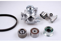 Pompe à eau + kit de courroie de distribution PK75721 Hepu