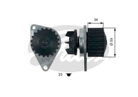 Pompe à eau + kit de courroie de distribution PowerGrip® KP15127XS Gates