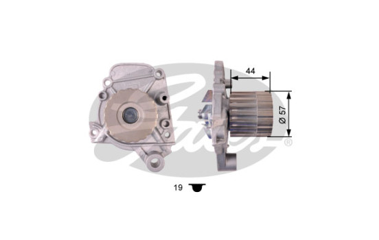 Pompe à eau + kit de courroie de distribution PowerGrip® KP15410XS-1 Gates