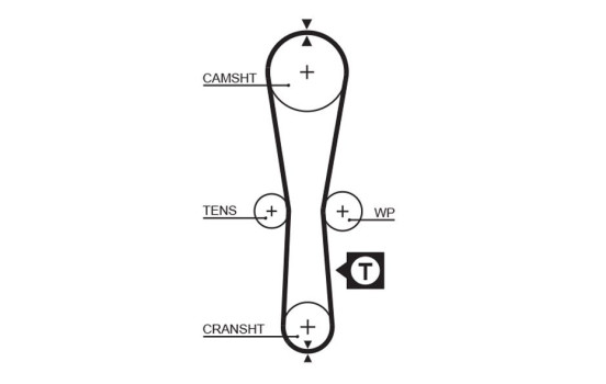 Pompe à eau + kit de courroie de distribution PowerGrip® KP25454XS Gates, Image 8