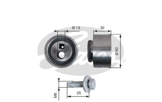 Pompe à eau + kit de courroie de distribution PowerGrip® KP25523XS Gates, Image 3