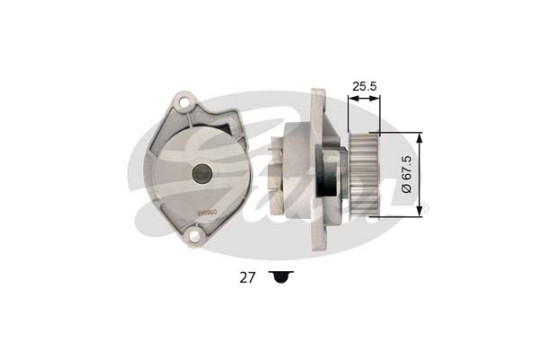 Pompe à eau + kit de courroie de distribution PowerGrip® KP25565XS-1 Gates, Image 3