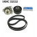 Pompe à eau + kit de courroie de distribution VKMC 01032 SKF
