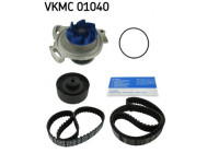 Pompe à eau + kit de courroie de distribution VKMC 01040 SKF