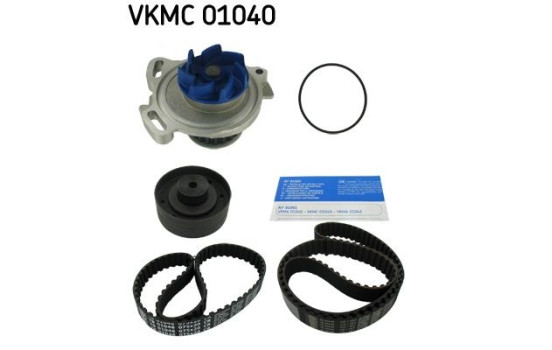 Pompe à eau + kit de courroie de distribution VKMC 01040 SKF