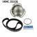Pompe à eau + kit de courroie de distribution VKMC 01100 SKF, Vignette 3