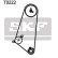 Pompe à eau + kit de courroie de distribution VKMC 01103 SKF, Vignette 3
