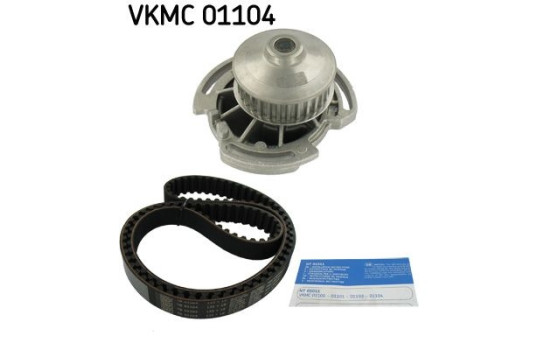 Pompe à eau + kit de courroie de distribution VKMC 01104 SKF