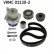 Pompe à eau + kit de courroie de distribution VKMC 01130-2 SKF