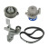 Pompe à eau + kit de courroie de distribution VKMC 01170-1 SKF