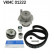 Pompe à eau + kit de courroie de distribution VKMC 01222 SKF, Vignette 2