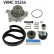 Pompe à eau + kit de courroie de distribution VKMC 01244 SKF, Vignette 2