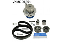 Pompe à eau + kit de courroie de distribution VKMC 01251 SKF