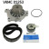 Pompe à eau + kit de courroie de distribution VKMC 01253 SKF
