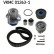 Pompe à eau + kit de courroie de distribution VKMC 01263-1 SKF, Vignette 2