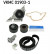 Pompe à eau + kit de courroie de distribution VKMC 01903-1 SKF