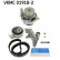Pompe à eau + kit de courroie de distribution VKMC 01918-2 SKF, Vignette 5