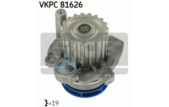 Pompe à eau + kit de courroie de distribution VKMC 01942 SKF, Image 2