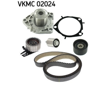 Pompe à eau + kit de courroie de distribution VKMC 02024 SKF