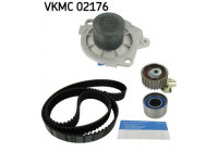 Pompe à eau + kit de courroie de distribution VKMC 02176 SKF