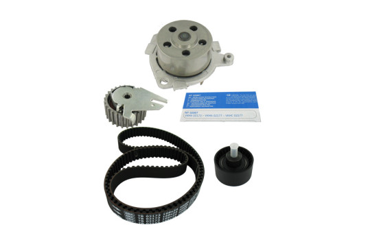Pompe à eau + kit de courroie de distribution VKMC 02177 SKF