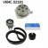 Pompe à eau + kit de courroie de distribution VKMC 02181 SKF, Vignette 3