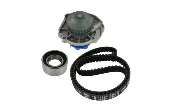 Pompe à eau + kit de courroie de distribution VKMC 02203 SKF