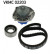 Pompe à eau + kit de courroie de distribution VKMC 02203 SKF, Vignette 4