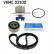 Pompe à eau + kit de courroie de distribution VKMC 03100 SKF, Vignette 2