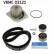 Pompe à eau + kit de courroie de distribution VKMC 03121 SKF