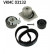 Pompe à eau + kit de courroie de distribution VKMC 03132 SKF, Vignette 3