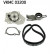 Pompe à eau + kit de courroie de distribution VKMC 03200 SKF
