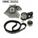 Pompe à eau + kit de courroie de distribution VKMC 03251 SKF