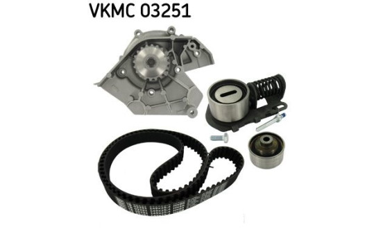 Pompe à eau + kit de courroie de distribution VKMC 03251 SKF