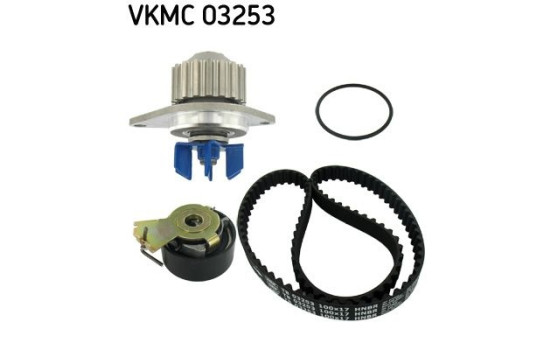 Pompe à eau + kit de courroie de distribution VKMC 03253 SKF