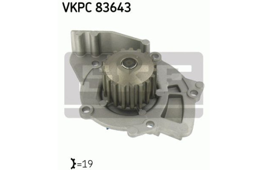 Pompe à eau + kit de courroie de distribution VKMC 03257 SKF, Image 2