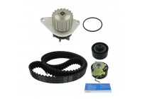 Pompe à eau + kit de courroie de distribution VKMC 03258 SKF