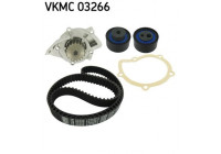Pompe à eau + kit de courroie de distribution VKMC 03266 SKF