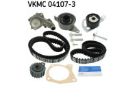Pompe à eau + kit de courroie de distribution VKMC 04107-3 SKF