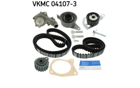 Pompe à eau + kit de courroie de distribution VKMC 04107-3 SKF