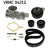 Pompe à eau + kit de courroie de distribution VKMC 04212 SKF