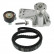 Pompe à eau + kit de courroie de distribution VKMC 04215 SKF