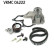 Pompe à eau + kit de courroie de distribution VKMC 04222 SKF, Vignette 2