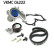 Pompe à eau + kit de courroie de distribution VKMC 04222 SKF, Vignette 3