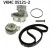 Pompe à eau + kit de courroie de distribution VKMC 05121-2 SKF