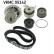 Pompe à eau + kit de courroie de distribution VKMC 05142 SKF
