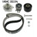 Pompe à eau + kit de courroie de distribution VKMC 05194 SKF, Vignette 2