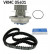 Pompe à eau + kit de courroie de distribution VKMC 05401 SKF