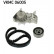 Pompe à eau + kit de courroie de distribution VKMC 06005 SKF